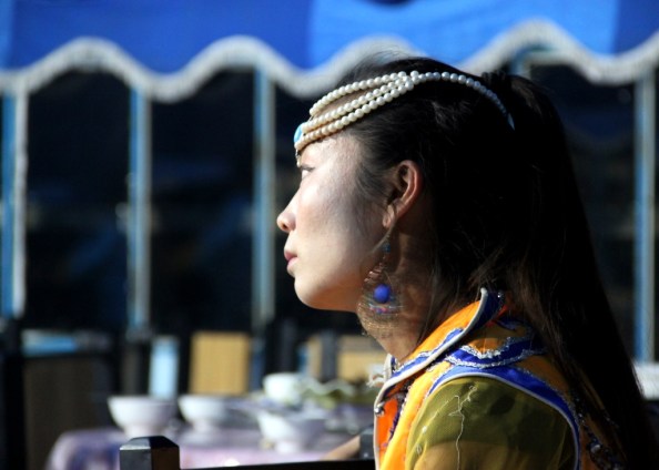 Small mongolian girl
