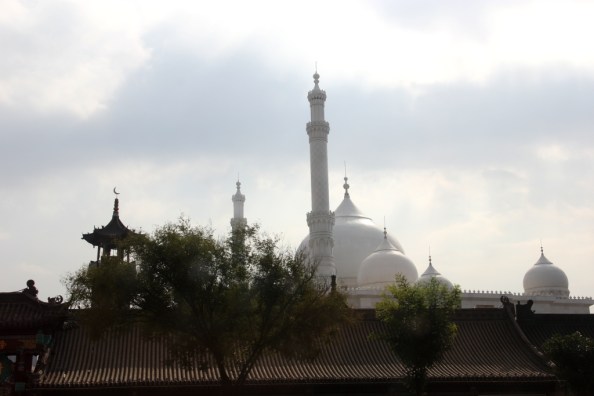 small white mosque